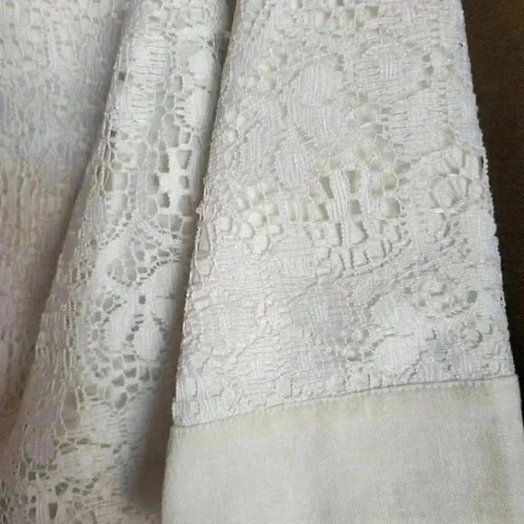 Vintage Alexander Bartlett Linen &Rayon  Jacket overlay Lace Large - Picture 5 of 10